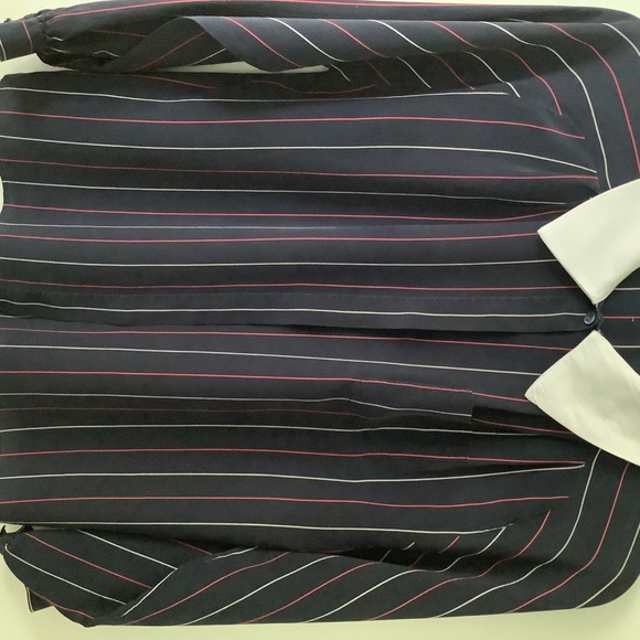 Mila Shon Navy blue striped pants & blouse - Picture 4 of 7